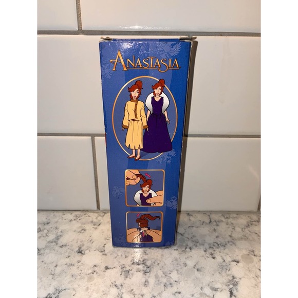 1997 Anastasia Doll 20th Century Fox Presentation Purple Dress Galoob - Picture 4 of 4